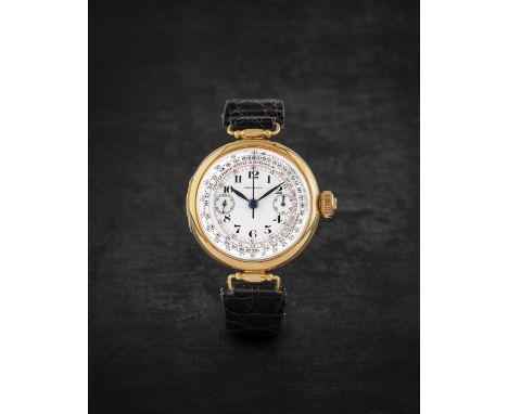 LONGINES. JOLI CHRONOGRAPHE BRACELET MONO-POUSSOIR EN OR JAUNE 18K (750) MOUVEMENT MECANIQUELONGINES. A FINE AND EARLY 18K GO