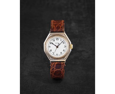 ROLEX. RARE MONTRE BRACELET EN OR JAUNE 18K (750) MOUVEMENT MECANIQUEROLEX. A RARE AND EARLY 18K GOLD MANUAL WIND WRISTWATCH 