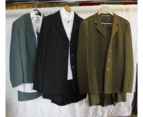 Three women's army uniforms. (3)
