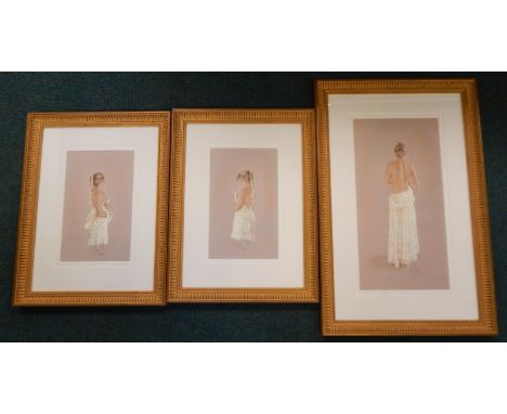 After K Boyce. Coloured offset lithograph, no. 153/500, and two others by the artist.