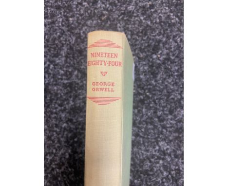 Nineteen Eighty-Four first edition by George Orwell dated 1949, produced by Secker &amp; Warburg, London. 