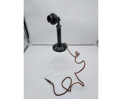 Air Ministry candlestick microphone, Air Ministry part number: 10A/9565. Manufacturer's mark, PTEW, for Phoenix Telephone and