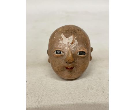A VINTAGE JAPANESE DOLLS HEAD