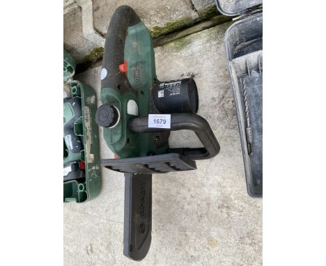 A BOSCH CORDLESS CHAINSAW