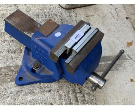 A 6 TON IRWIN RECORD BENCH VICE