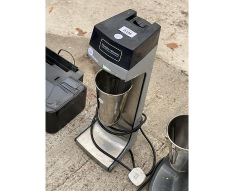 A HAMILTON BEACH SINGLE MILKSHAKE MIXER