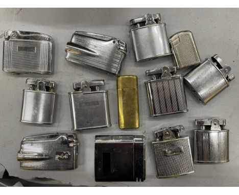 THIRTEEN VINTAGE LIGHTERS TO INCLUDE RONSON