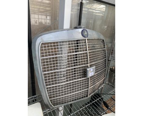 A VINTAGE MERCEDES BENZ CAR GRILL