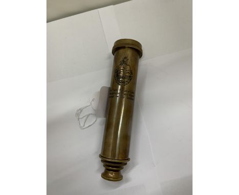 A BRASS GERMAN TELESCOPE