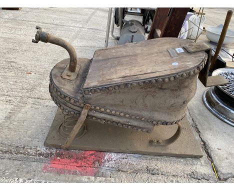 A SET OF VINTAGE BLACKSMITHS BELLOWS