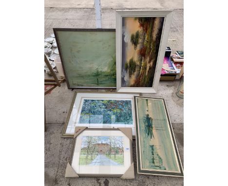 AN ASSORTMENT OF FRAMED PICTURES AND PRINTS TO INCLUDE A 6/50 LIMITED EDITION PIP CARPENTER PRINT ETC
