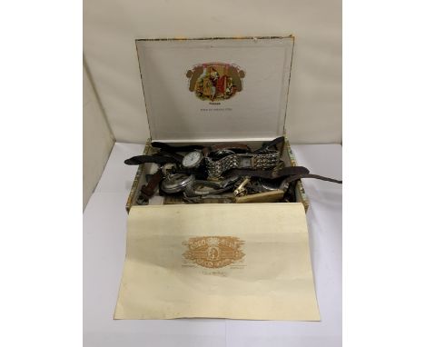 A QUANTITY OF VINTAGE AND MODERN WATCHES
