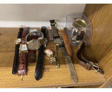 TWELVE VINTAGE AND MODERN WATCHES