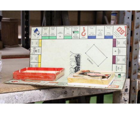 A VINTAGE MONOPOLY BOARD GAME