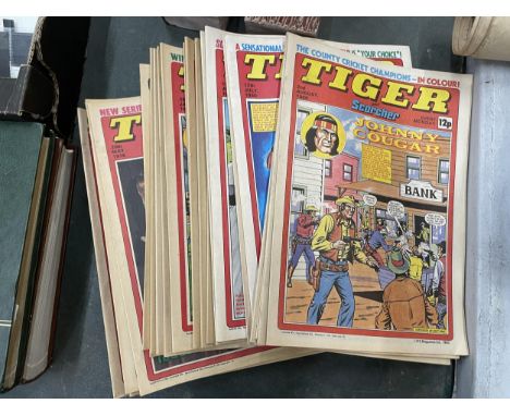 THIRTY SEVEN VINTAGE 'TIGER' COMICS