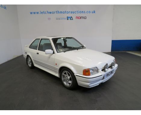 DESCRIPTION FROM VENDOR - LOVELY EXAMPLE OF AN ESCORT RS TURBO, IT'S ONLY HAD 6 OWNERS FROM NEW AND SHOWING 102,592 MILES. IT