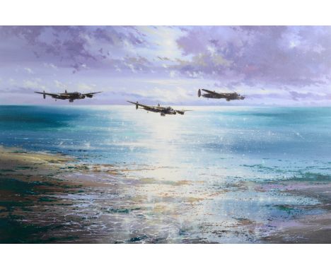SIMON W ATACK Crossing The Coast Print on canvas Signed and inscribed to the back #4/150 61 x 91cm Together with other works