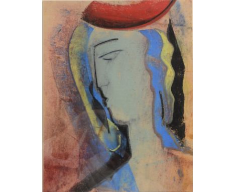 MARY STORK Perception Mixed media Signed and dated '96 Inscribed to the back 28 x 22cm