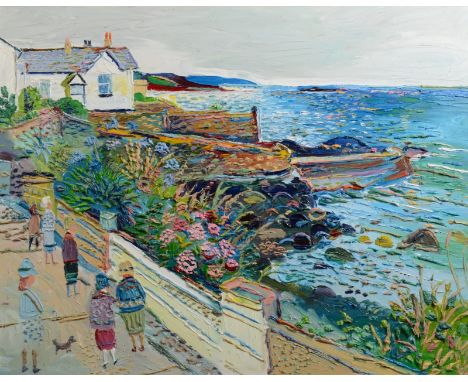 FRED YATES Marazion Oil on canvas Signed 71 x 91cm   Condition report:  Lot 456 - no condition issues - this came from the Br