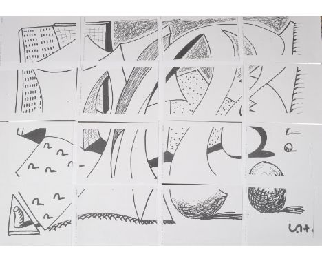 DAVID HOCKNEY'Fax Print'16 sheets of A4Dated and timed15th Oct '99 16:30   Condition report:  Good condition. - no foxing on 
