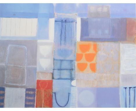 DAVID BRIGGS Blue Harbour Print in colours Signed 35 x 45cm