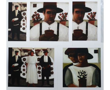 JOHN CAPLE5 Giclee printsSigned titled and numbered25 x 25 cm   Condition report:  All unframed. All individually signed. No 