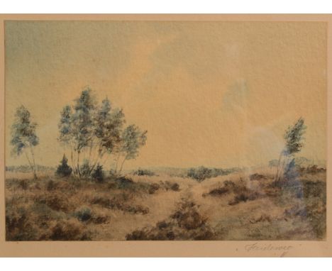 WILLIAM DANNIELL Portreath Print Together with two Dutch watercolours indistinctly signed