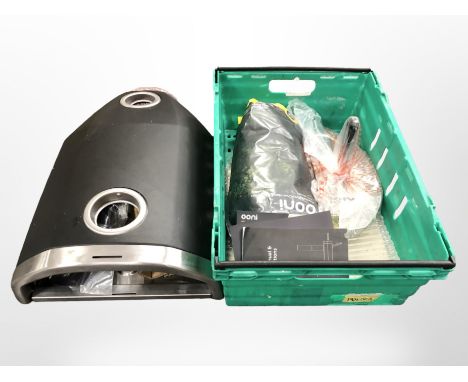 An Ooni pizza oven in unused condition, with accompanying accessories, manual, hardwood pellets. (1 box)