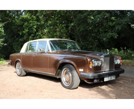 As elegant as ever, a long cared-for Silver Shadow ready for a new home. Resplendent in Walnut Metallic with a complementary 