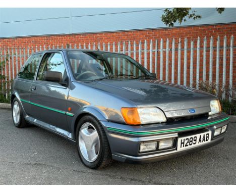 Wonderfully restored Fiesta RS Turbo. The RS Turbo was the high-performance model in the Ford Fiesta Mk3 range and was introd