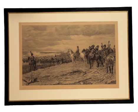 JULES JACQUET (1841-1913) AFTER JEAN-LOUIS-ERNEST MEISSONIER (1815-1891) 1806, Napoleon surveying the field from horseback, s