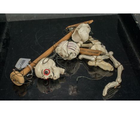 Pelham Puppet Skeleton Figure, requires strings untangling.