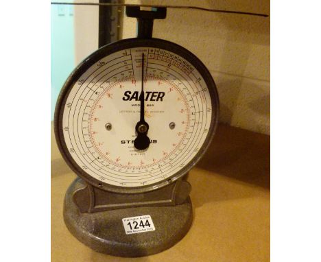 Vintage set of Salter postage scales