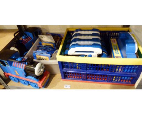 Large quantity of Thomas the Tank engine blister packs and cases