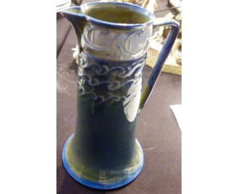 Royal Worcester Sabrina jug 2349, Art Nouveau circa 1920 Rd No 443431 A/F