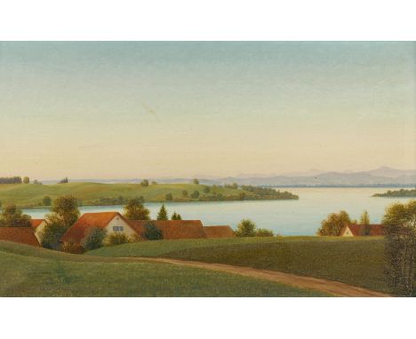 SCHRIMPF, GEORG1889 München - 1938 BerlinTitel: Chiemsee. Datierung: 1931. Technik: Öl auf Leinwand. Maße: 52 x 84cm. Bezeich