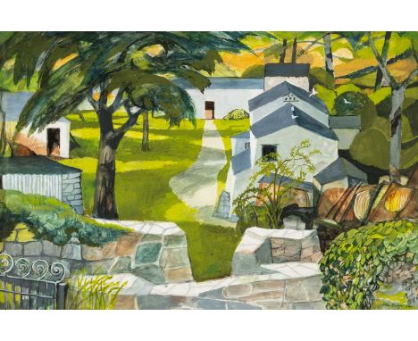 ‡JOHN ELWYN (1916-1997) mixed media - entitled verso 'Recollections of A Welsh Farm' on Attic Gallery label, signed and dated