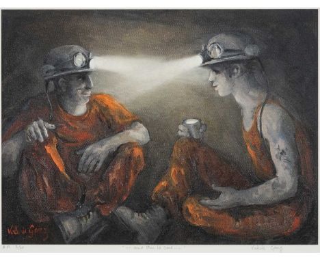 ‡VALERIE GANZ (1936-2015) limited edition (artist proof, 3/30) giclee print - entitled, '...And then He Said...', signed in p