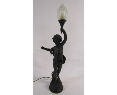 Large Thomas Blakemore figural table lamp approx. H. 83cm&nbsp;