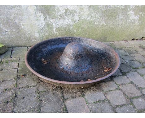Cast iron mexican hat pig trough