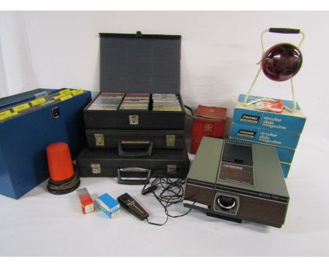 Hanimex La Ronde projector, collection of cassettes and other items