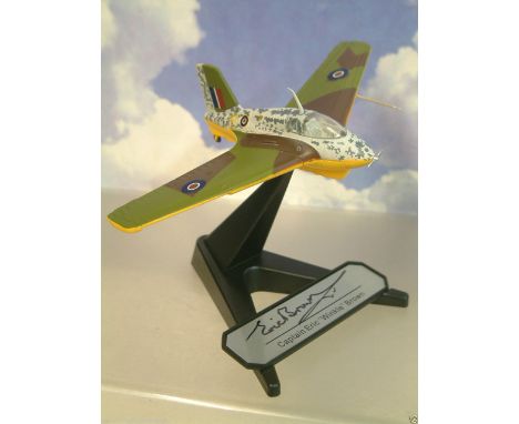 ERIC WINKLE BROWN Superb Oxford Diecast History of Flight 1/72 scale Messerschmitt Me163B Rocket plane, captured by the allie