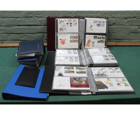 Six albums of first day covers