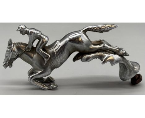 Desmo Horse and Jockey mascot. 