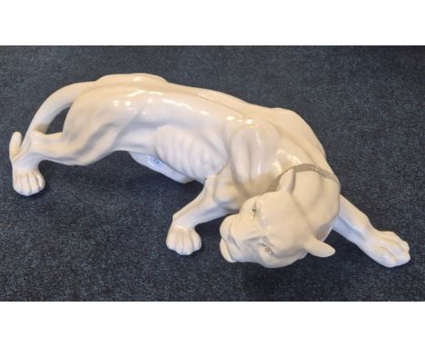 Large sculpture Of A Jaguar Length 110cm. 