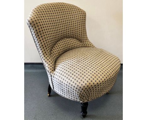 19th Century Nursing Chair on turned Supports. 79.5cm 
