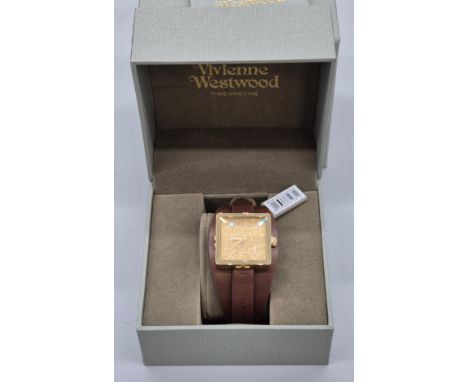 Vivienne Westwood Time Machine ladies wristwatch with box and instruction booklet. Like new. 