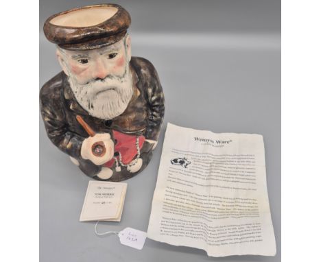 Large Limited edition Wemyss ware Griselda Hill Pottery "Tom Morris" Character toby jug. Limited 49/ 500. 31cm high.