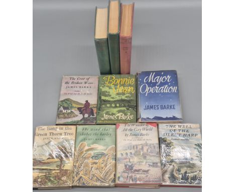 Barke, James. The Song in the Green Thorn Tree. First edition signed; and 9 others by the same author.