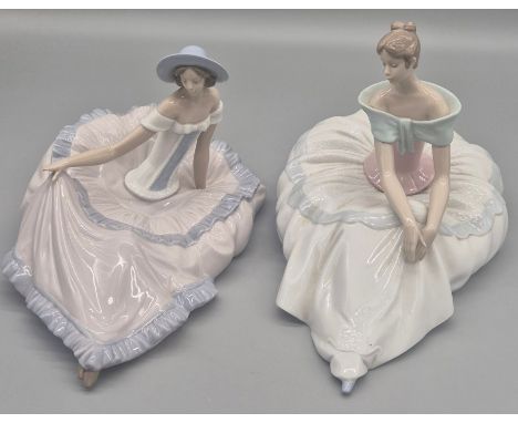 Two Large Lladro &amp; Nao Figurines; Hope 1266 dated year 1998 &amp; Grace 1265. 